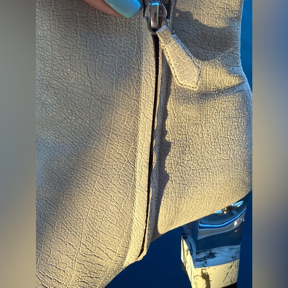 Pollini Designer Booties Soft White Leather See-Thru/Faux Marble Heels•|• Boots - Picture 7 of 9